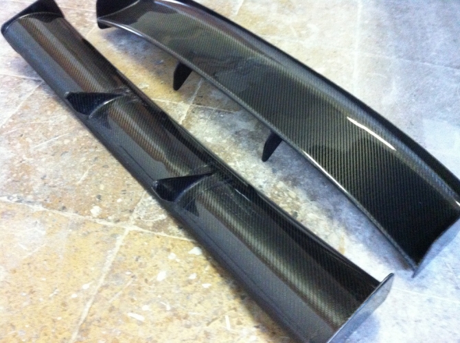 Fiesta R5 Rearspoiler Carbon